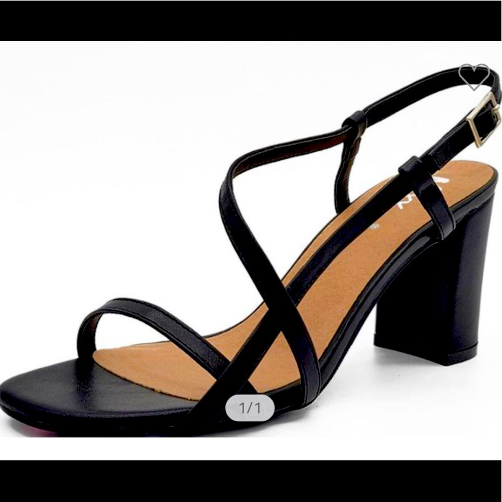 WOMENS SLINGBACK CHUNKY HEEL SANDALS GORGEOUS